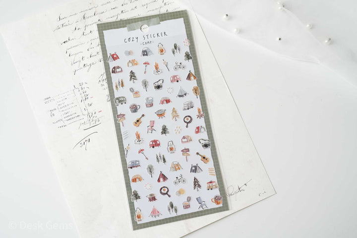 Mind Wave Cozy Life Stickers - Camping