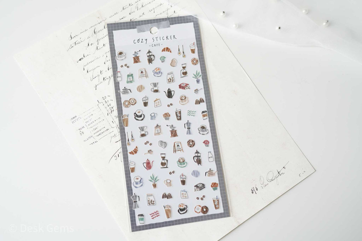 Mind Wave Cozy Life Stickers - Cafe