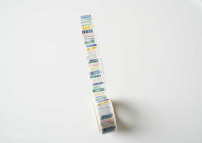 Mind Wave Vertical Washi Tape - Books 