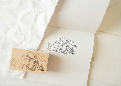 Like Studio Vol.6 Rubber Stamps - Between Times - Cat and Me 