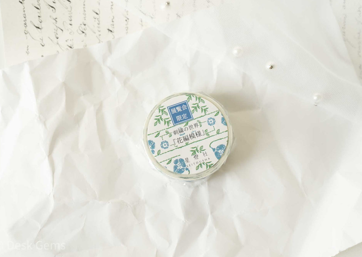 Seitousha Limited Edition Washi Tapes - Floral Pattern 