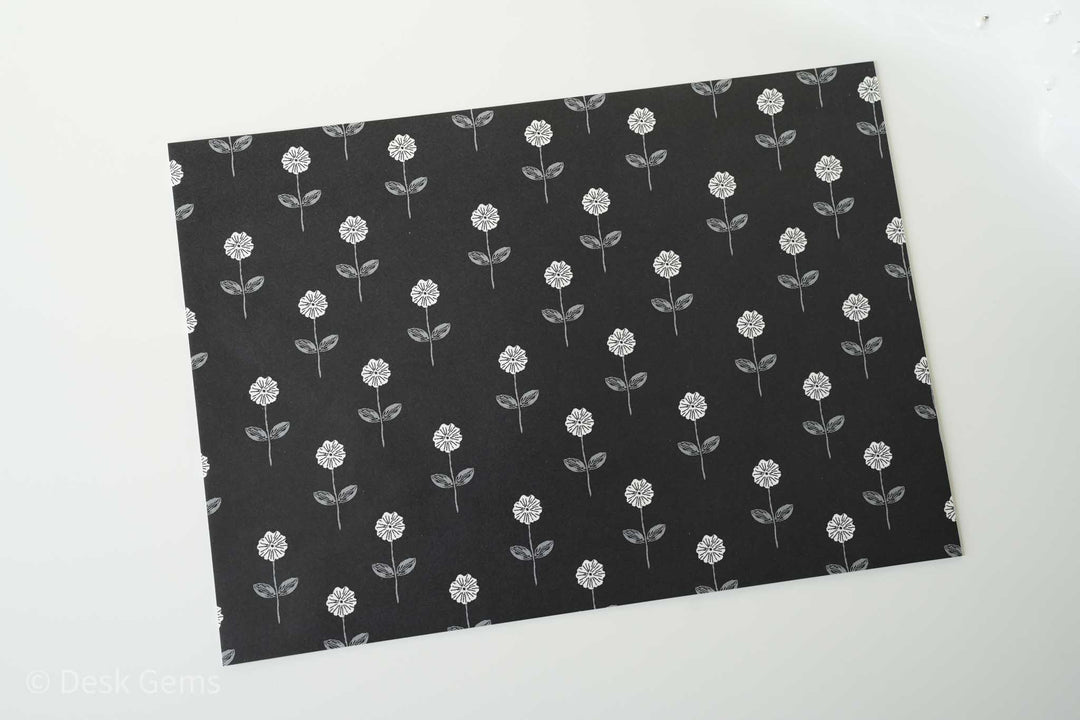 Seitousha Wrapping Paper - A4 - White Noise