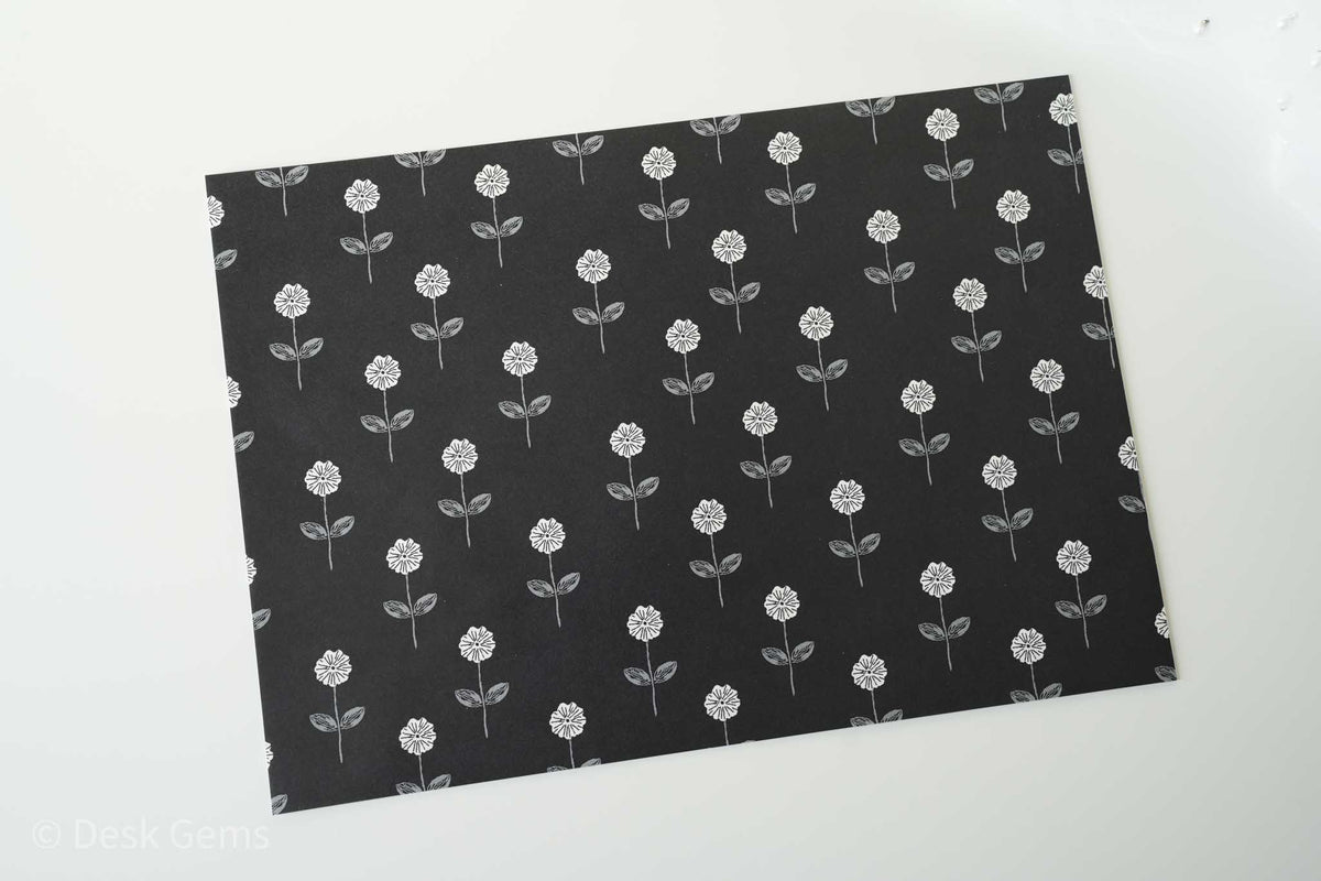 Seitousha Wrapping Paper - A4 - White Noise
