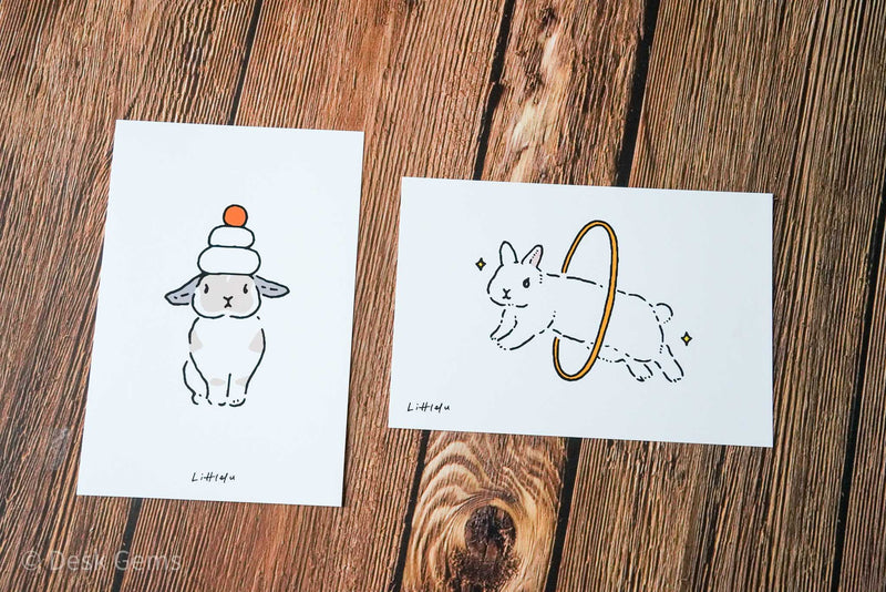 Littlelu Bunny Post Cards (Set of 2)