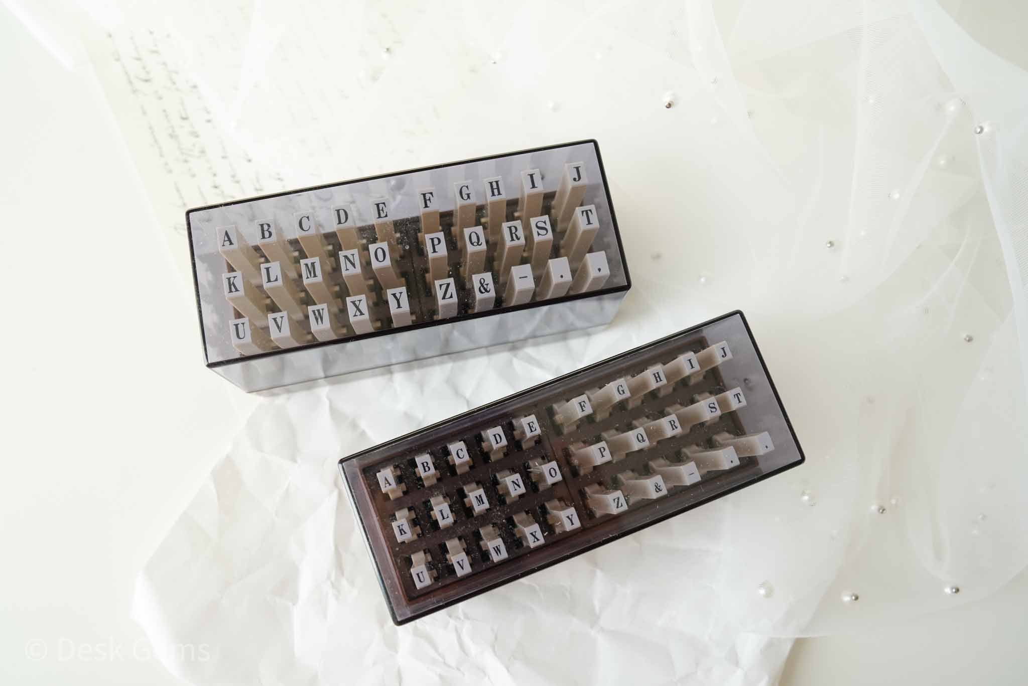 Sanby Endless Stamp - Interlocking Set - SERIF Alphabet – AnalogueLab
