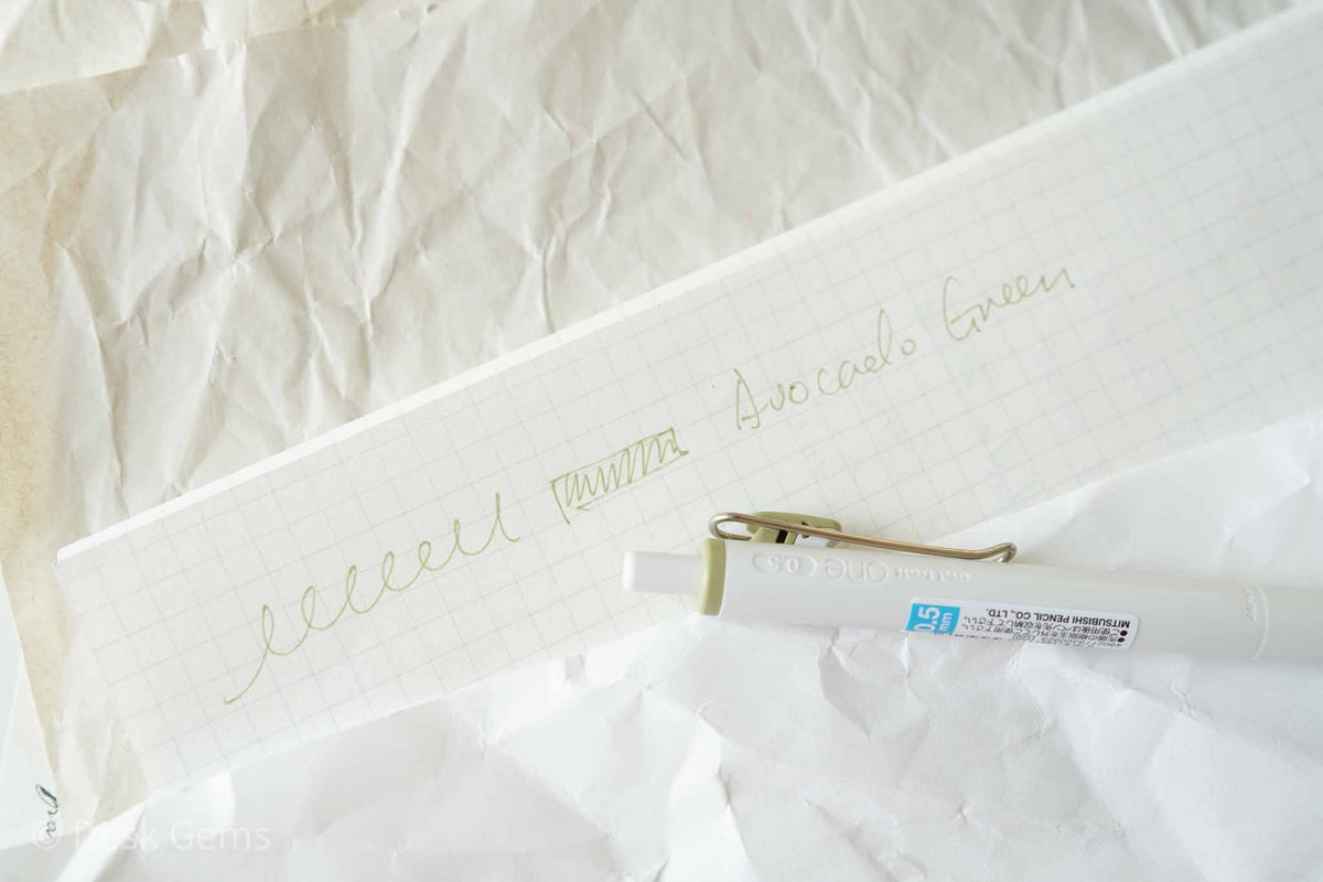 Uni-ball One Limited Edition Fika Gel Pen - 0.5mm - Avocado Green
