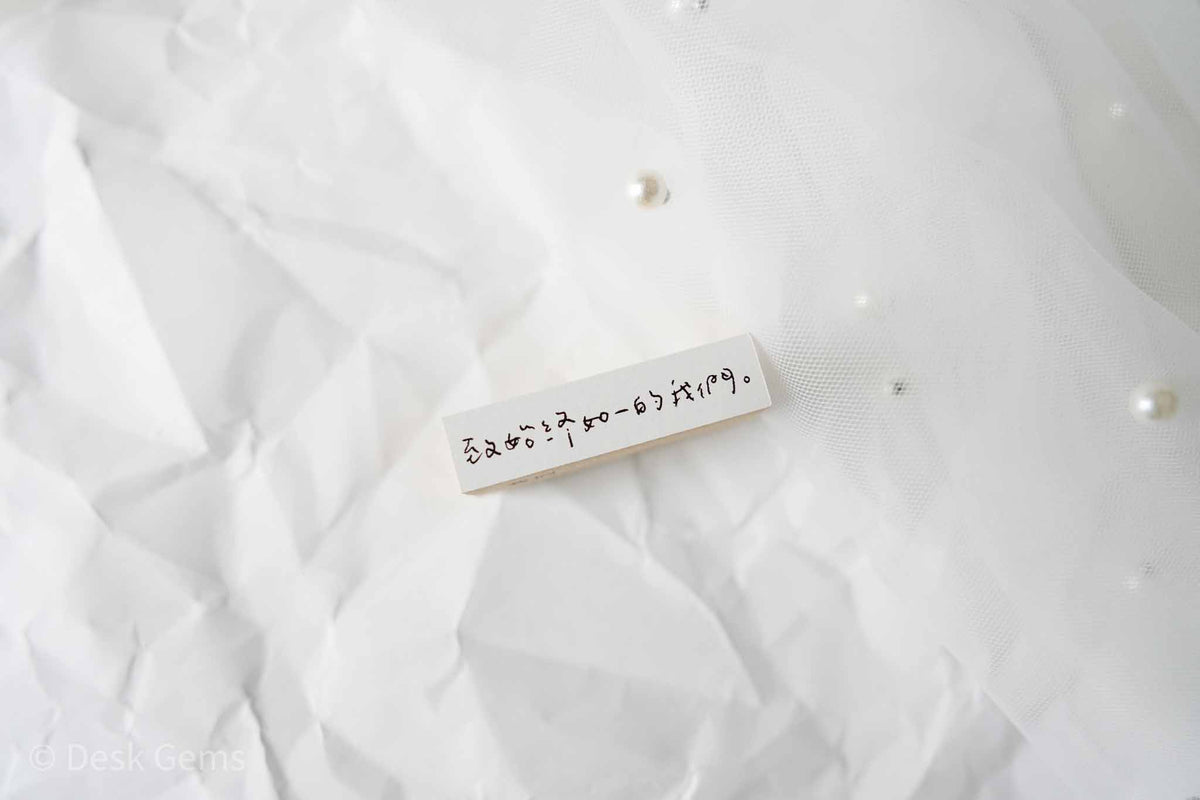 Pion Rubber Stamp - Long Sentences