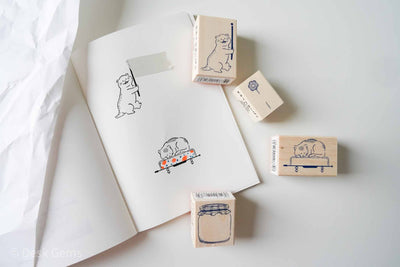 Beverly "Washi Tape's Companion" Rubber Stamp 