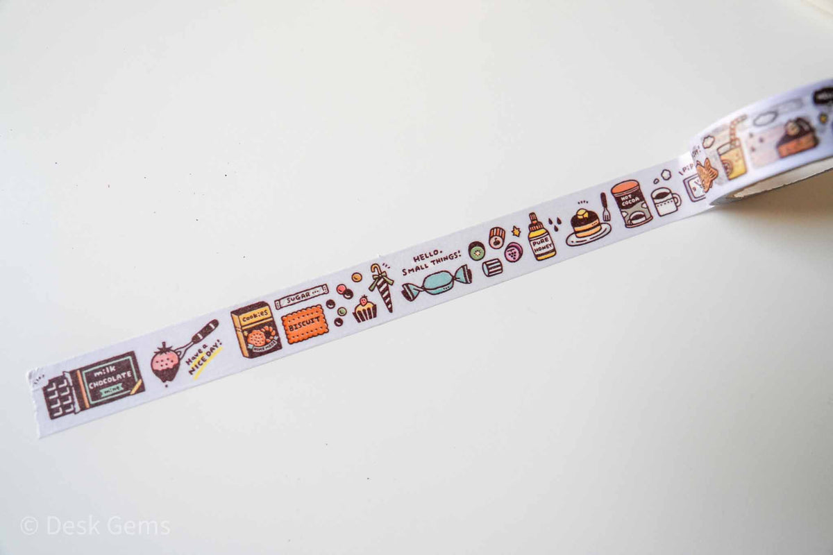 Papier Platz Eric Small Things Washi Tape - Sweets 