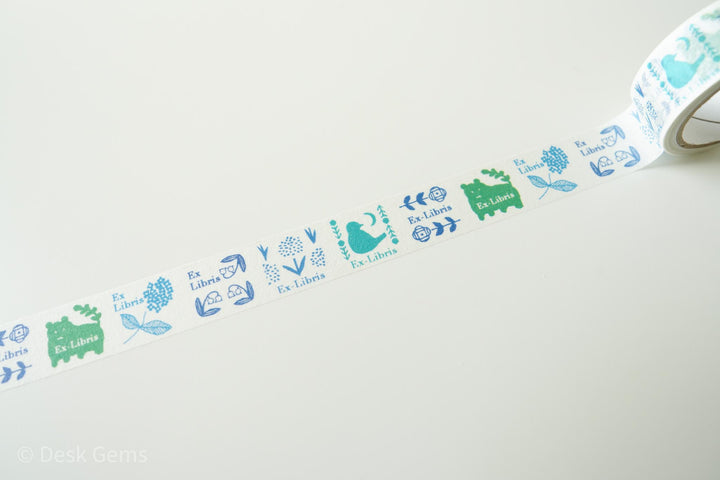 Seitousha Original Washi Tapes (New Spring 2023) - Ex Libris "Color of Moonlight"