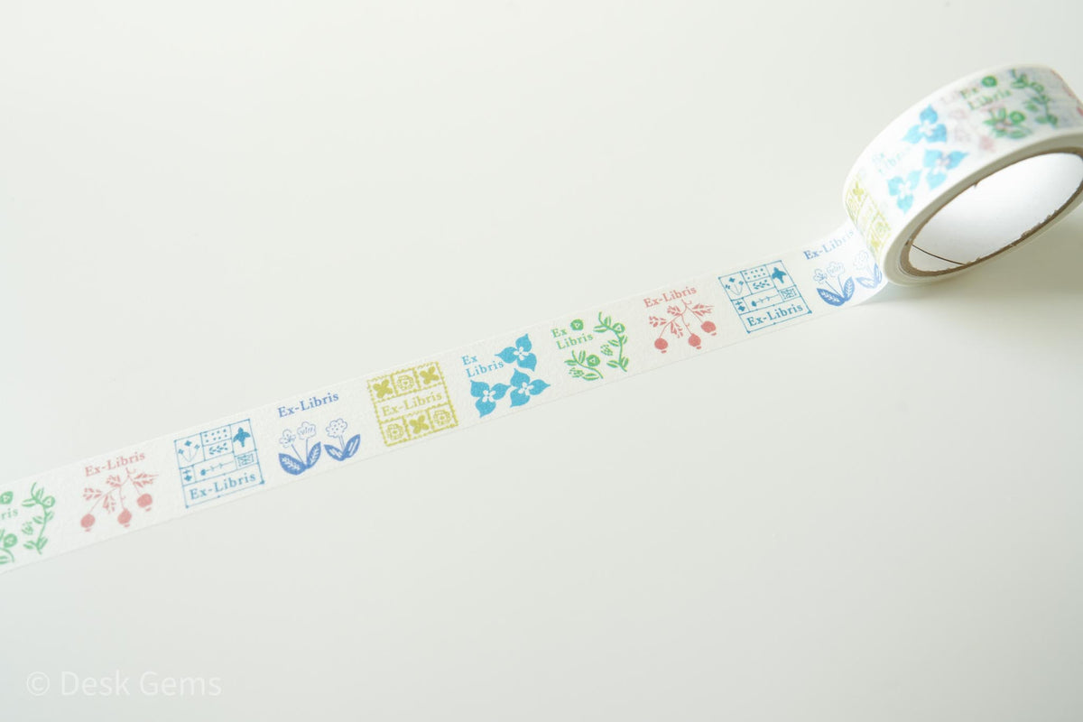 Seitousha Original Washi Tapes (New Spring 2023)  - Ex-Libris "Color of August"