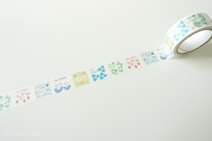 Seitousha Original Washi Tapes (New Spring 2023)  - Ex-Libris "Color of August"