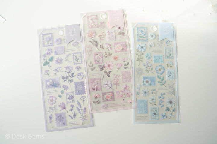 Mind Wave Pressed Flower Stickers (New Colors Available!)