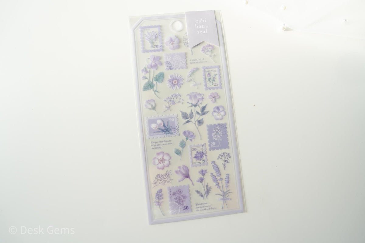 Mind Wave Pressed Flower Stickers (New Colors Available!)