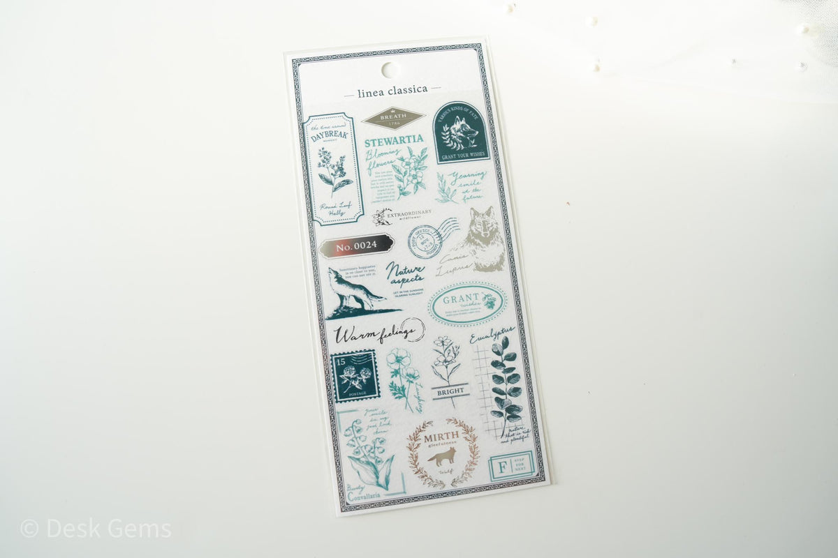 Mind Wave Linea Classica Stickers (New Varieties Available!) - Wolf
