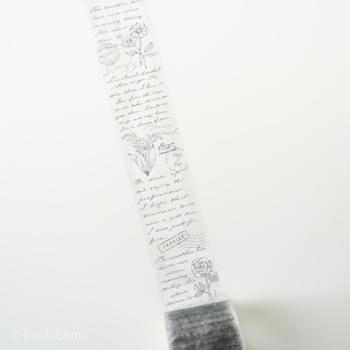Mind Wave Clear Tape - Patterns - Letter