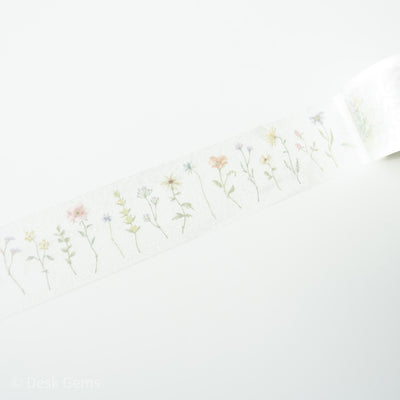 Mind Wave Clear Tape - Patterns - Flowers