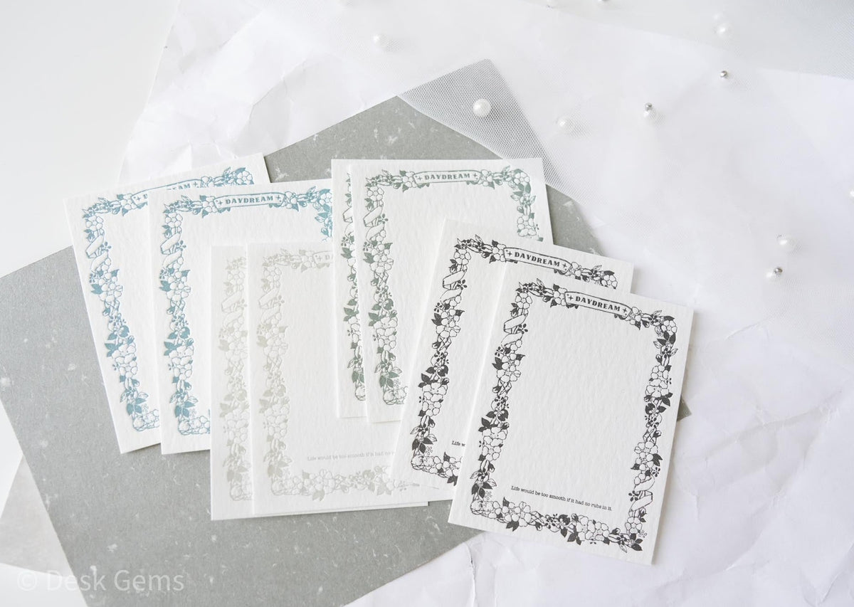 Like Studio Letterpress Memo Cards - Daydream 