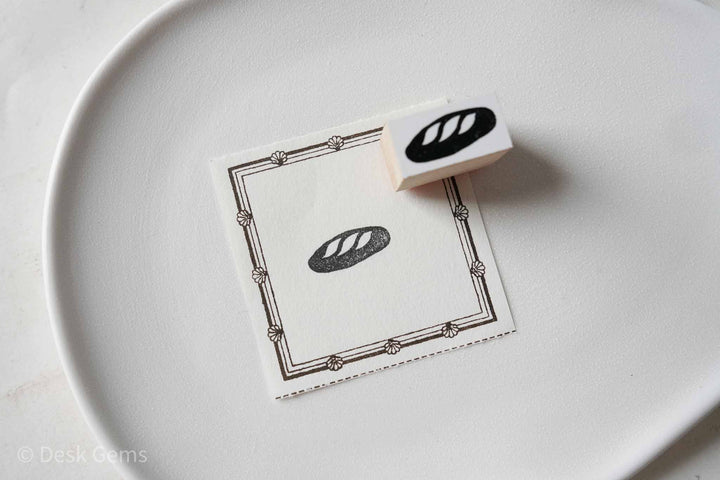 36 Sublo Original Stamp - Bread and Pastries - baguette