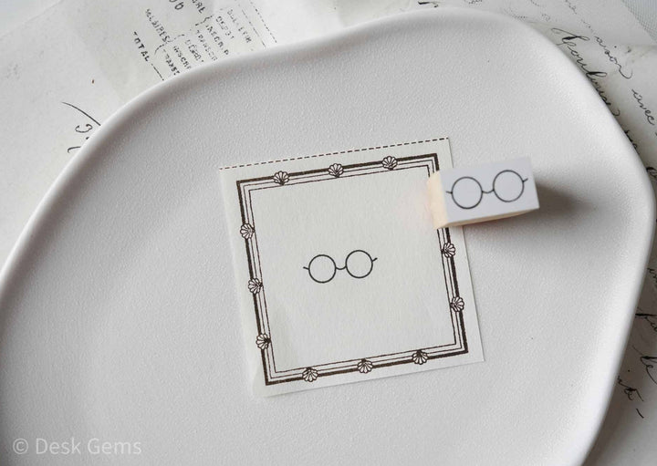 36 Sublo Original Stamp - Eyeglasses - Round Glasses