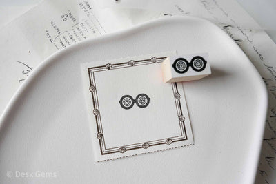 36 Sublo Original Stamp - Eyeglasses - Bookworm