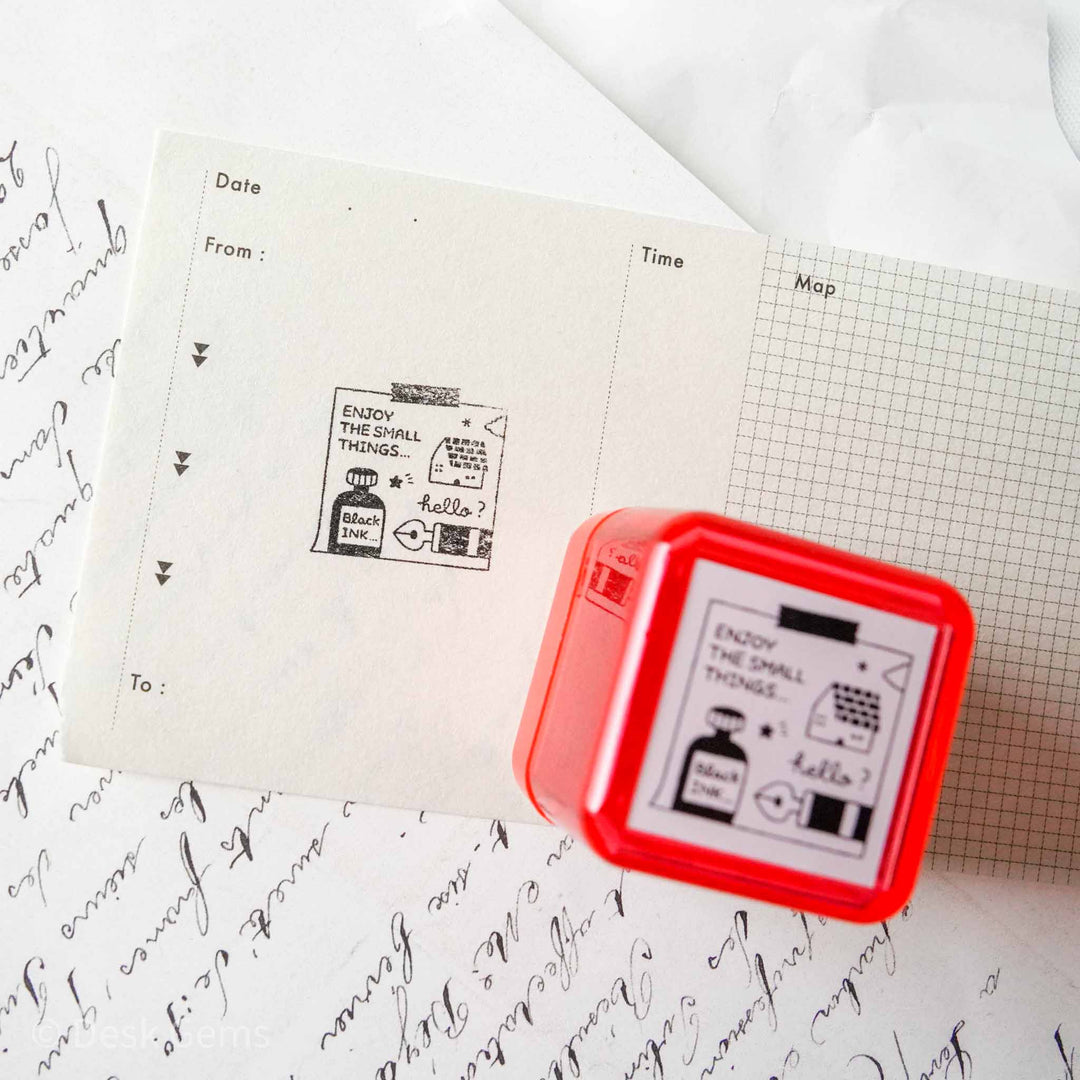 Eric Small Things x SANBY Self-inking Stamp (New Spring 2023!) - Enjoy the Small Things...