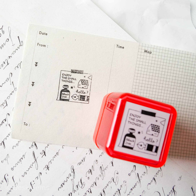 Eric Small Things x SANBY Self-inking Stamp (New Spring 2023!) - Enjoy the Small Things...
