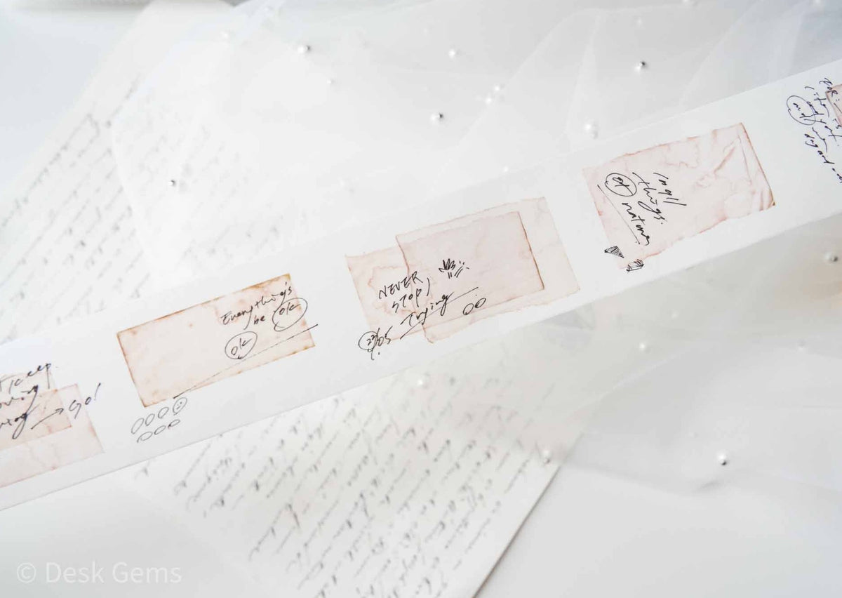 Lihaopaper Fragment Writing Tape - Soft Murmuring 