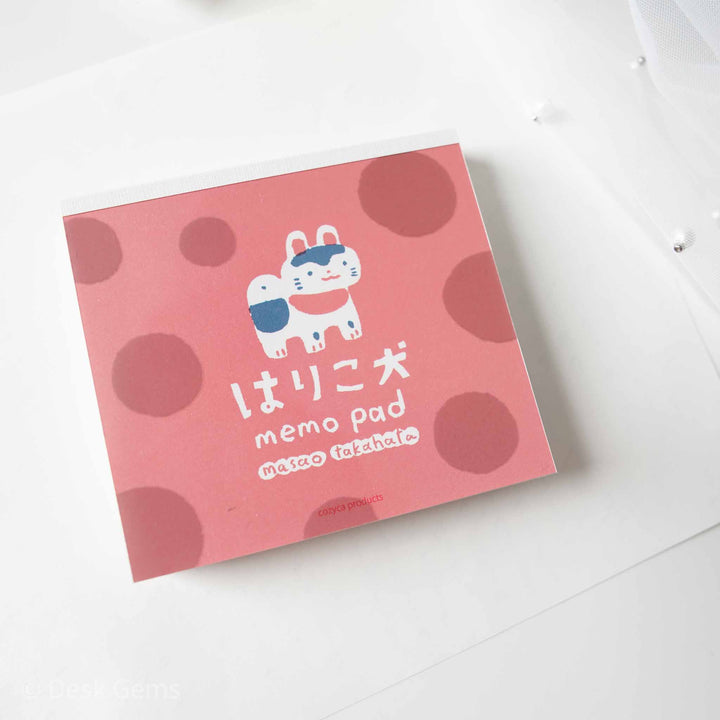 Cozyca x Masao Takahata Memo Pad - Hariko Dog 