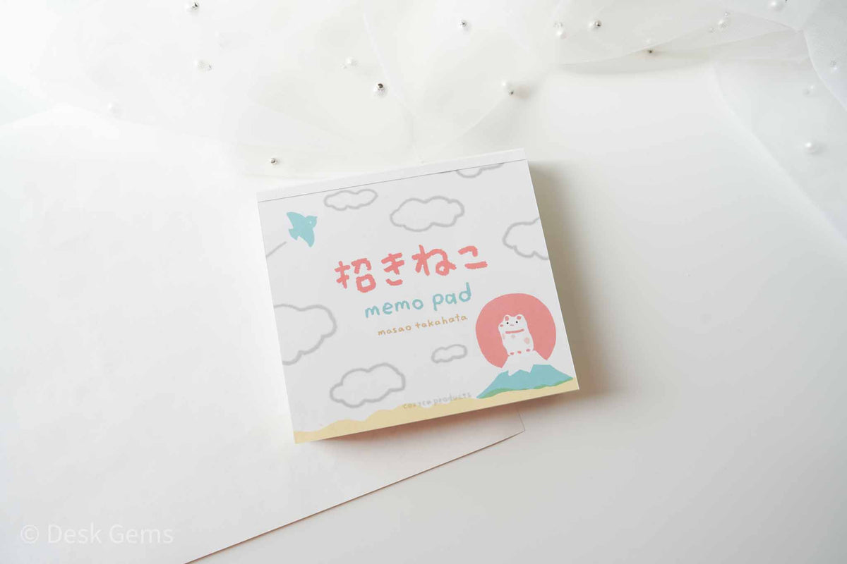 Cozyca x Masao Takahata Memo Pad - Beckoning Cat