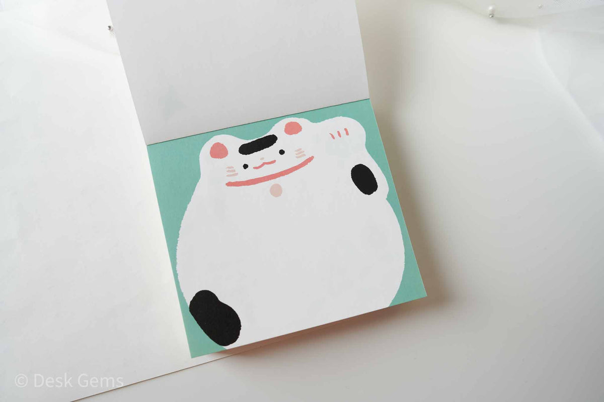 Cozyca x Masao Takahata Memo Pad - Beckoning Cat
