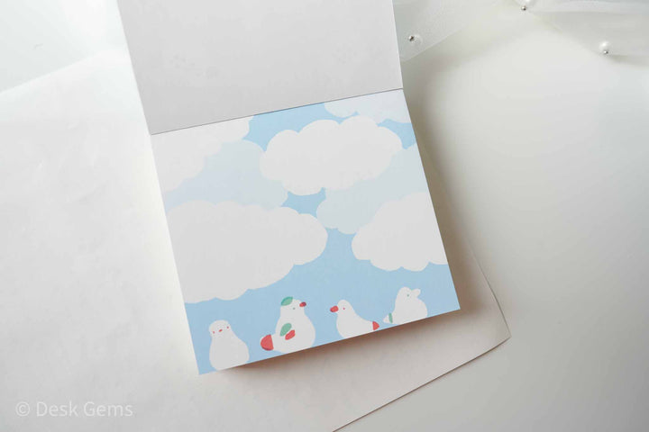 Cozyca x Masao Takahata Memo Pad - Dove Whistle