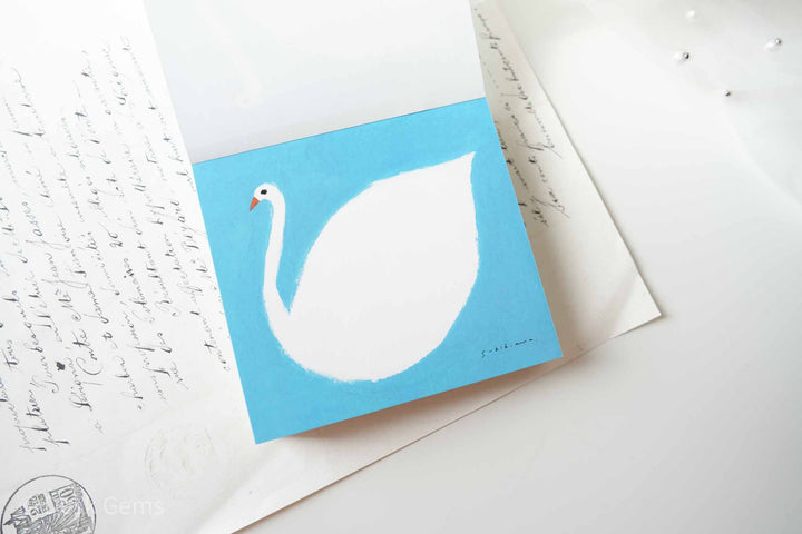 Cozyca x Subikiawa Memo Pad - Swan