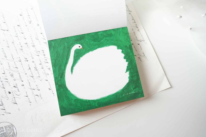 Cozyca x Subikiawa Memo Pad - Swan