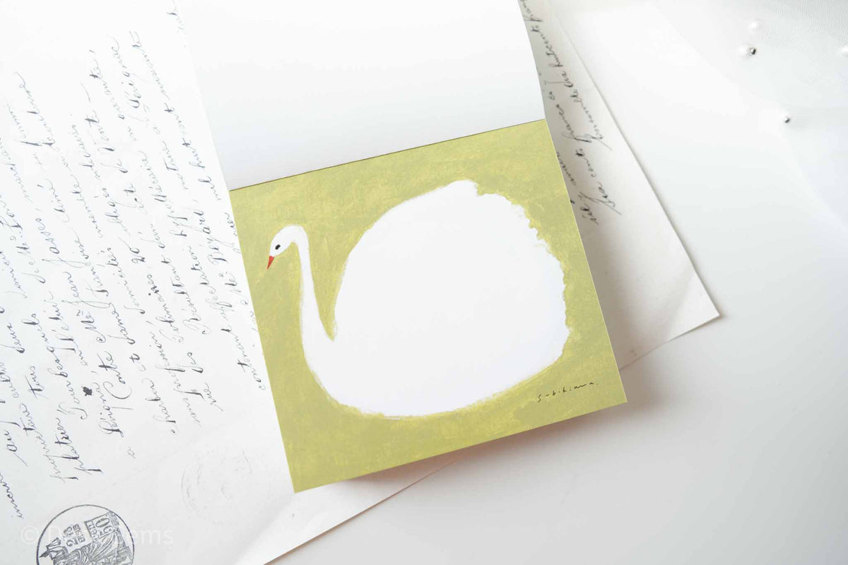 Cozyca x Subikiawa Memo Pad - Swan