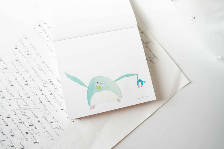 Cozyca X Subikiawa Block Memo Pad - Penguin