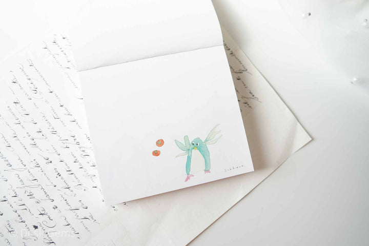 Cozyca X Subikiawa Block Memo Pad - Penguin