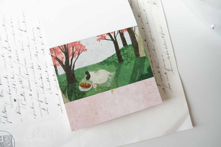 Cozyca X Akira Kusaka Block Memo Pad - The Cycle of the Seasons