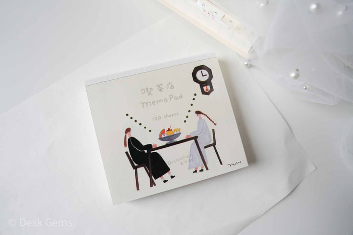 Cozyca x NeckTie Block Memo Pad - Café 