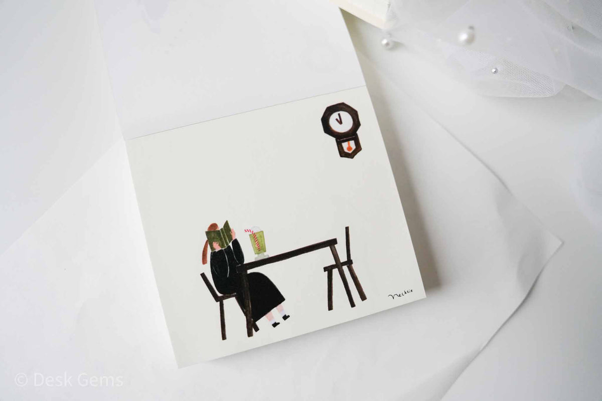 Cozyca x NeckTie Block Memo Pad - Café