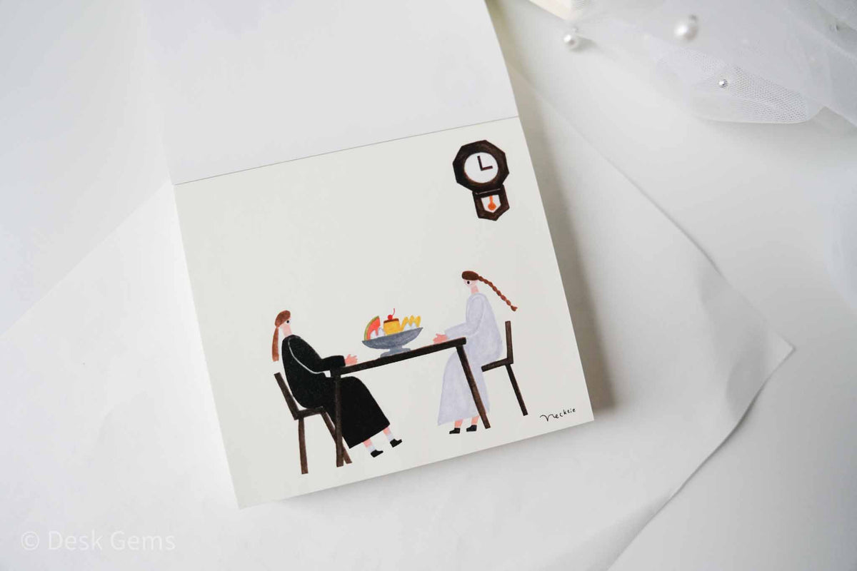 Cozyca x NeckTie Block Memo Pad - Café