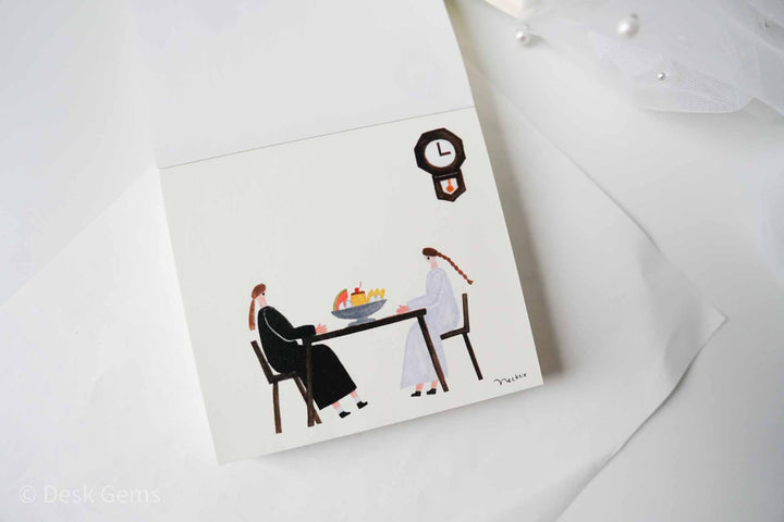 Cozyca x NeckTie Block Memo Pad - Café
