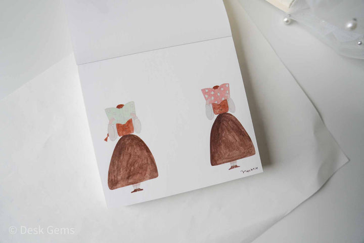 Cozyca x NeckTie Block Memo Pad - Friends