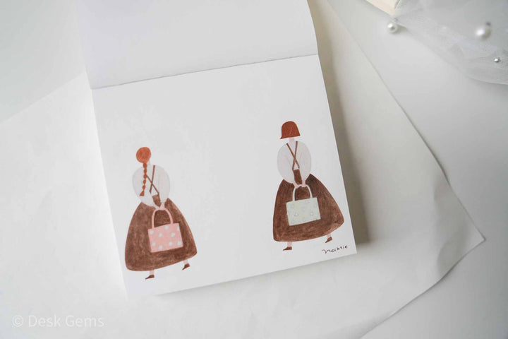 Cozyca x NeckTie Block Memo Pad - Friends