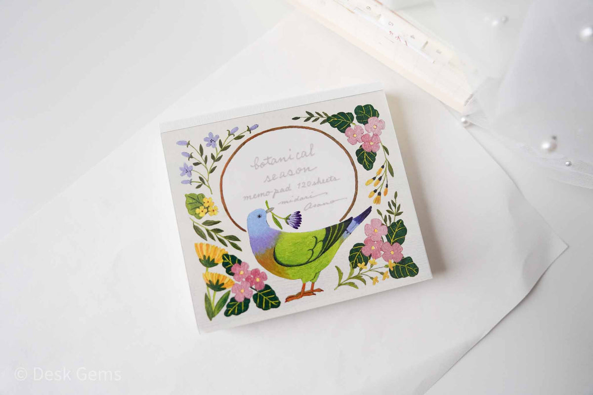 Cozyca x Midori Asano Block Memo Pad - Botanical Season