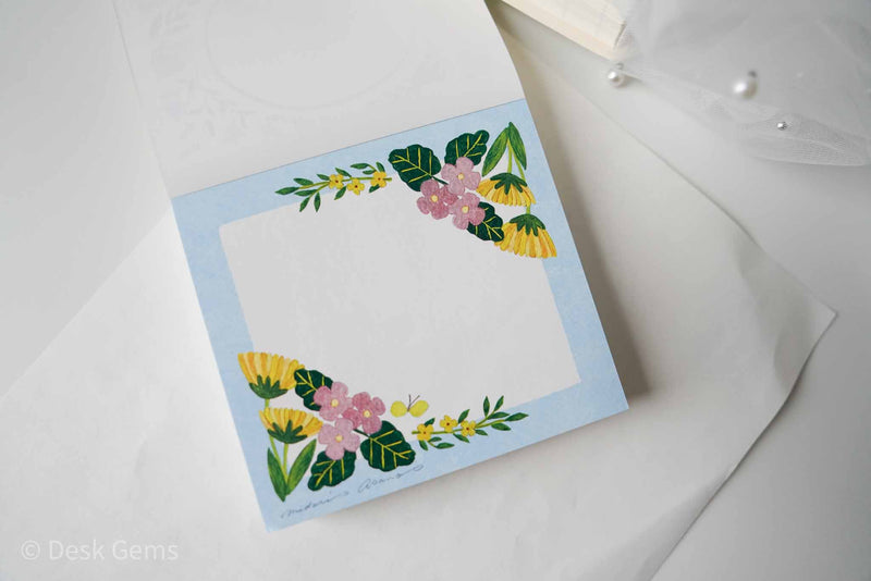 Cozyca x Midori Asano Block Memo Pad - Botanical Season