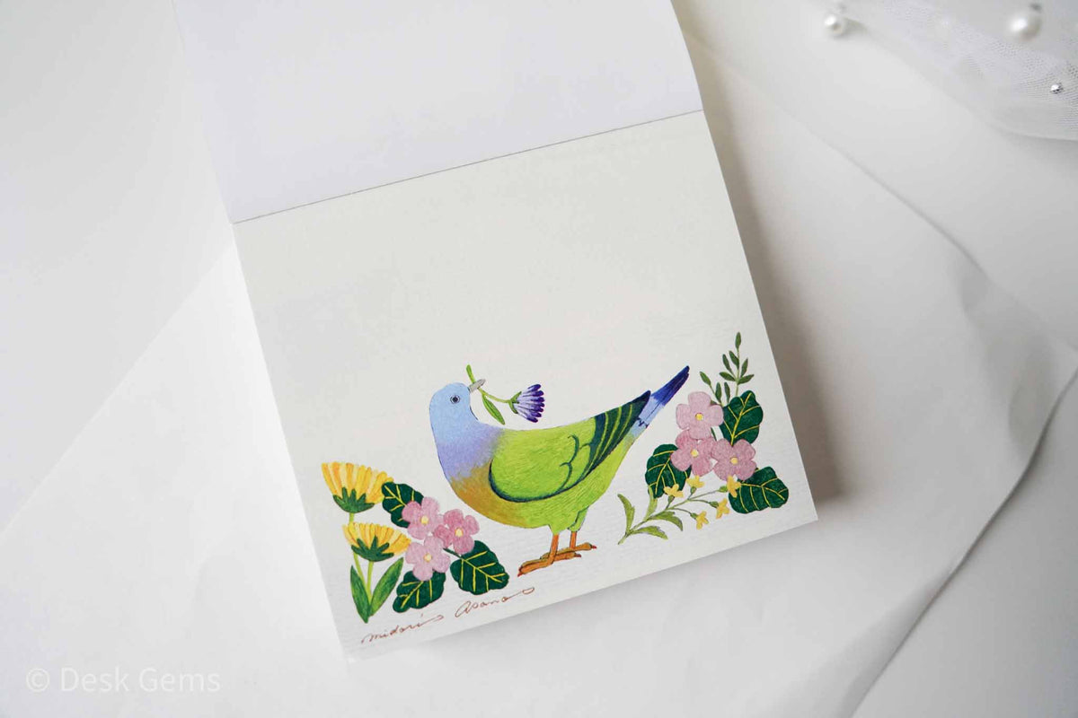Cozyca x Midori Asano Block Memo Pad - Botanical Season