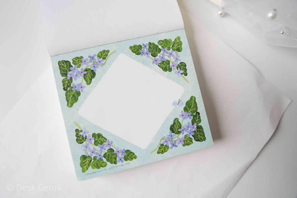 Cozyca x Midori Asano Block Memo Pad - Botanical Season