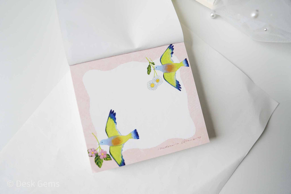Cozyca x Midori Asano Block Memo Pad - Botanical Season