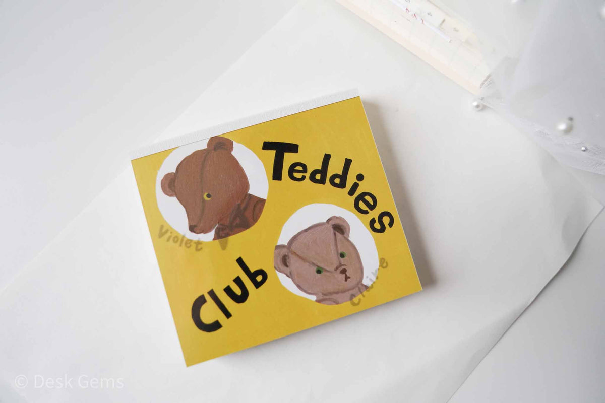 Cozyca x Violet Block Memo Pad - Teddies Club 